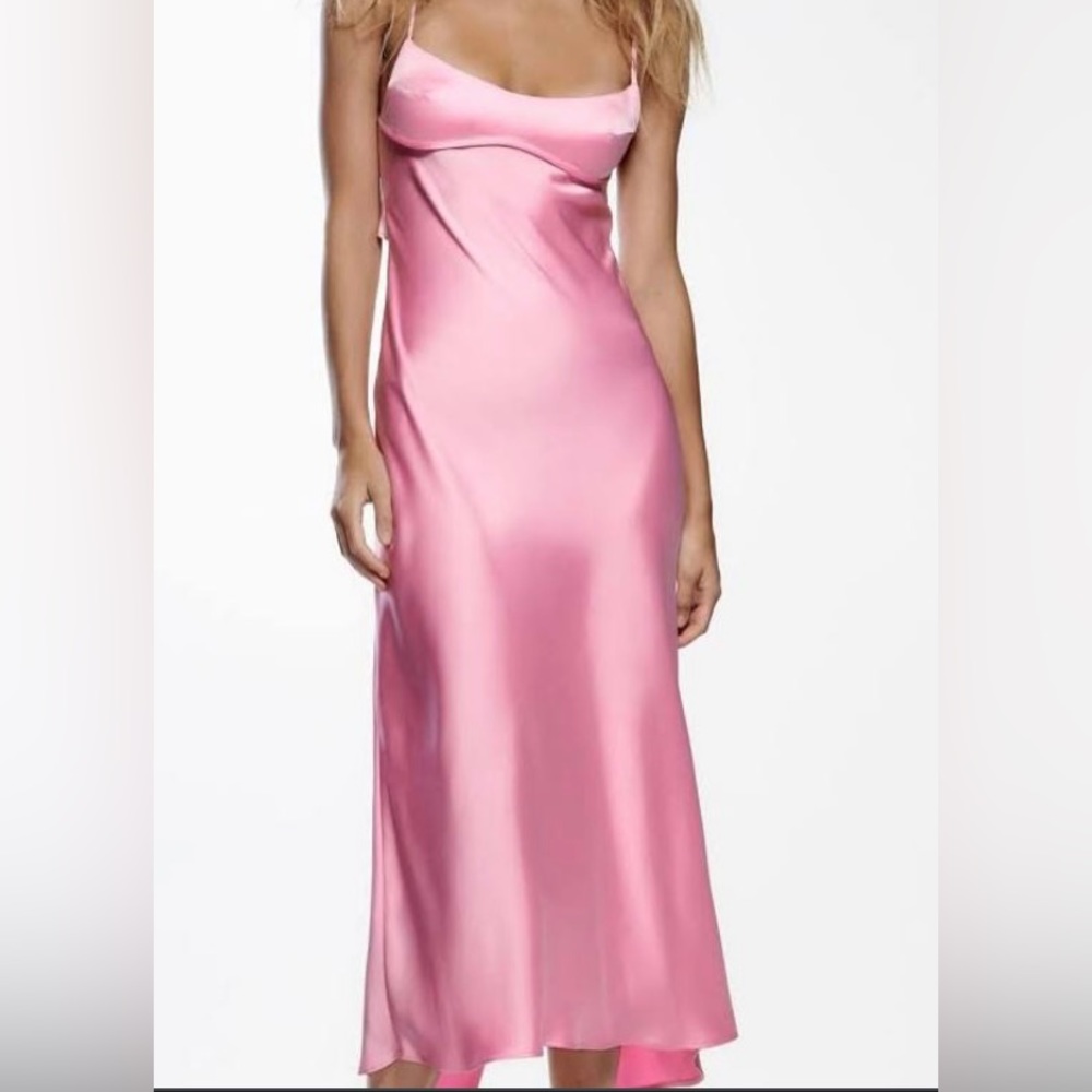 Zara Slip dress, Pink, Size XS